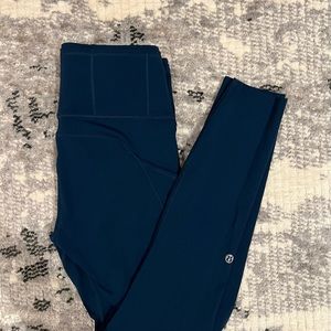 Blue Lululemon leggings